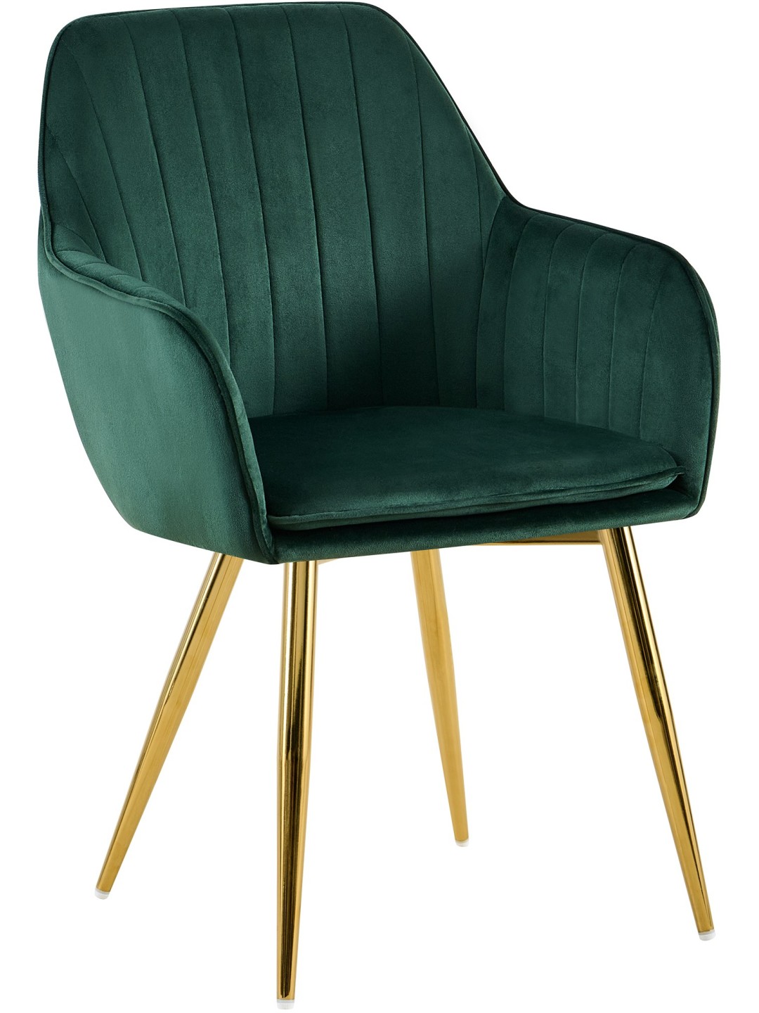 Étkezőszék Cheryl bársony arany, zöld