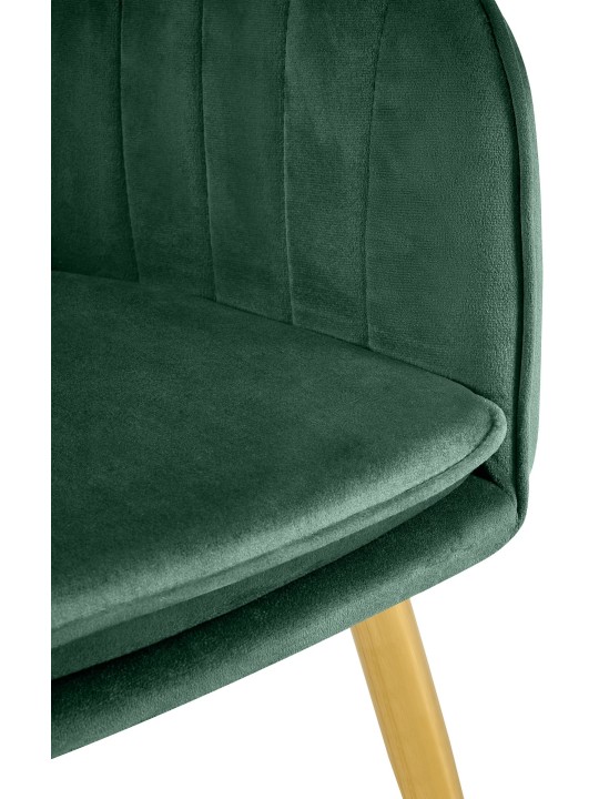 Étkezőszék Cheryl bársony arany, zöld