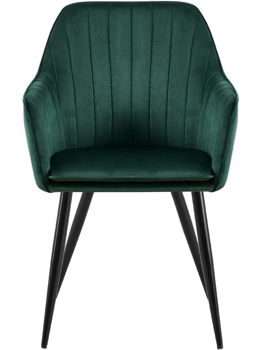 Cheryl bársony étkezőszék, zöld