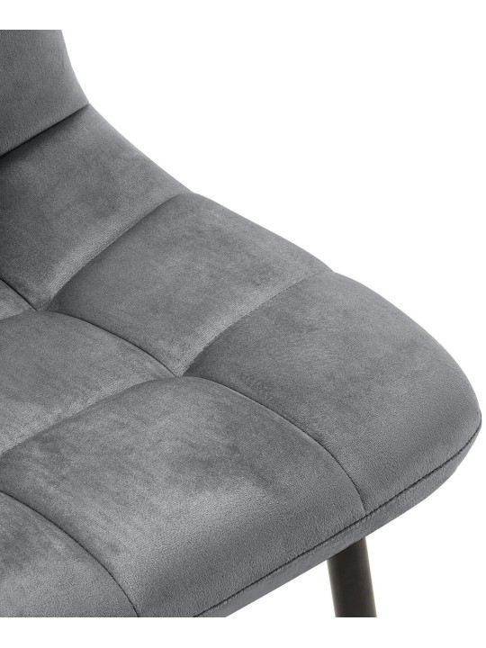 4 db Antibes étkezőszék szett, sötétszürke