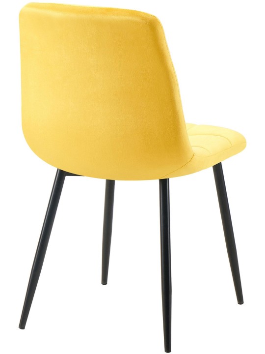 4 db Antibes étkezőszék szett, sárga