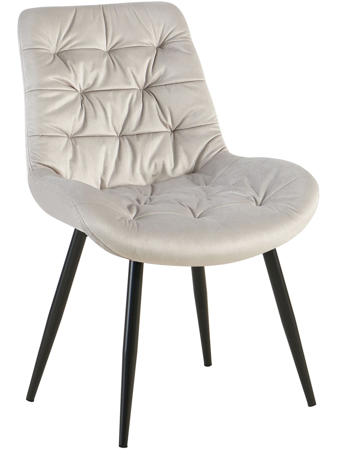 Rossford bársony étkezőszék, szürke