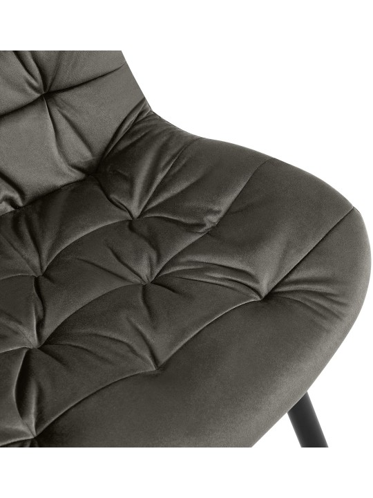 Rossford bársony étkezőszék, antracit