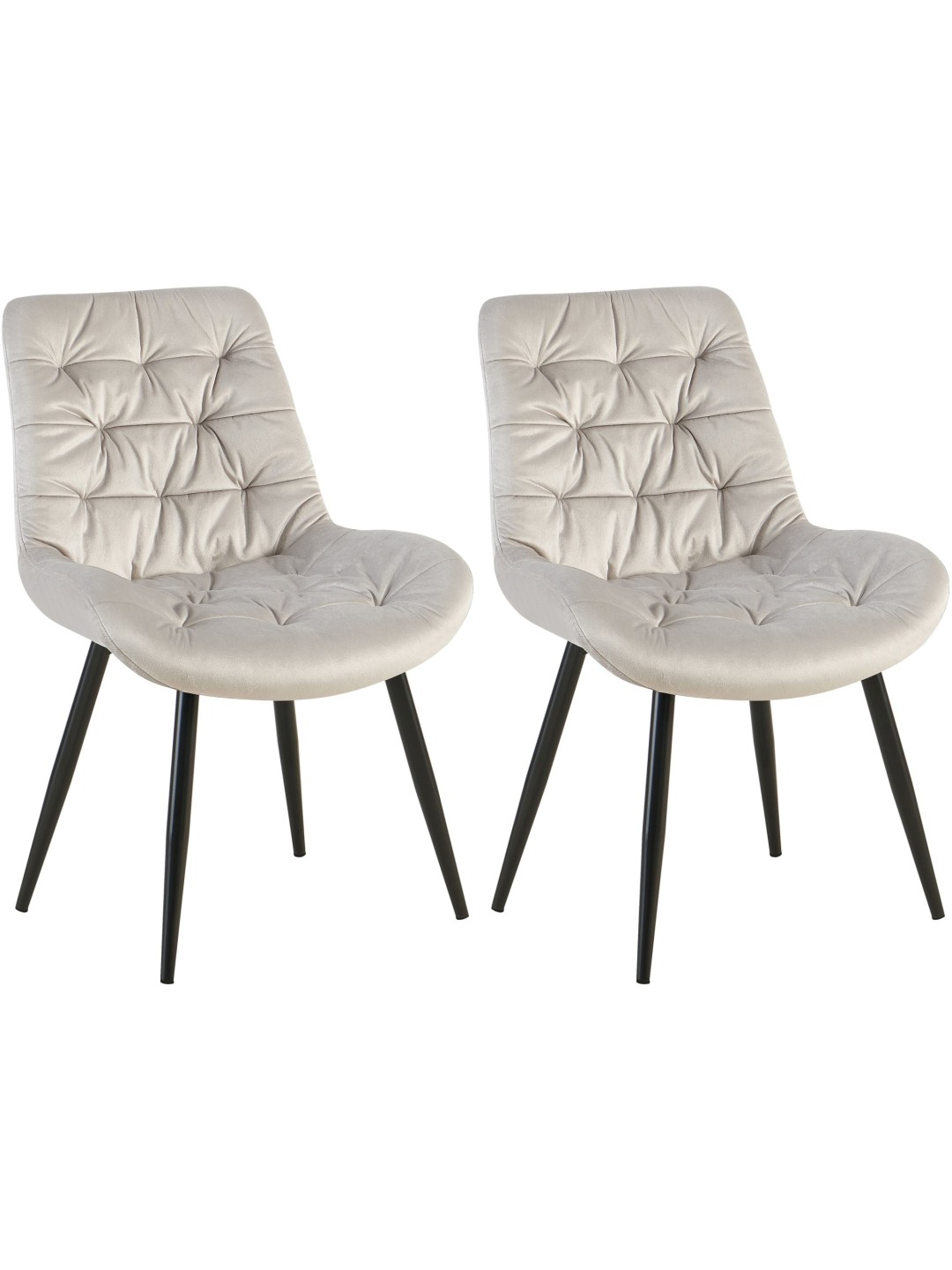 2 db Rossford étkezőszék készlet, szürke