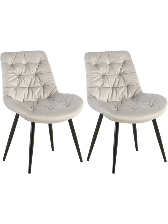 2 db Rossford étkezőszék készlet, szürke