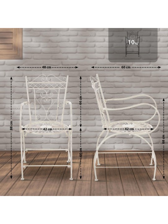 Sheela szék, antik krém