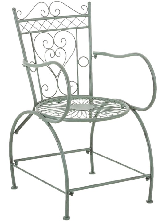 Sheela szék, antik zöld