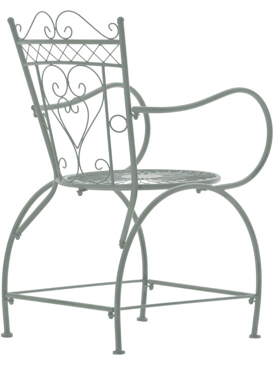 Sheela szék, antik zöld