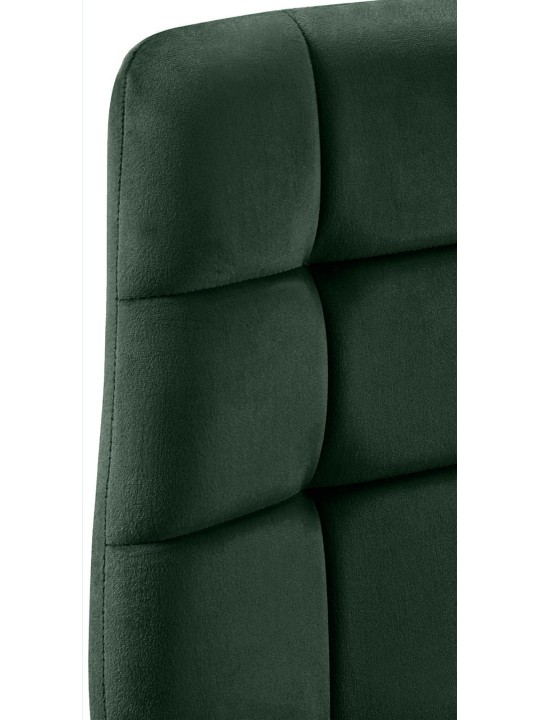 Tilde bársony étkezőszék, zöld