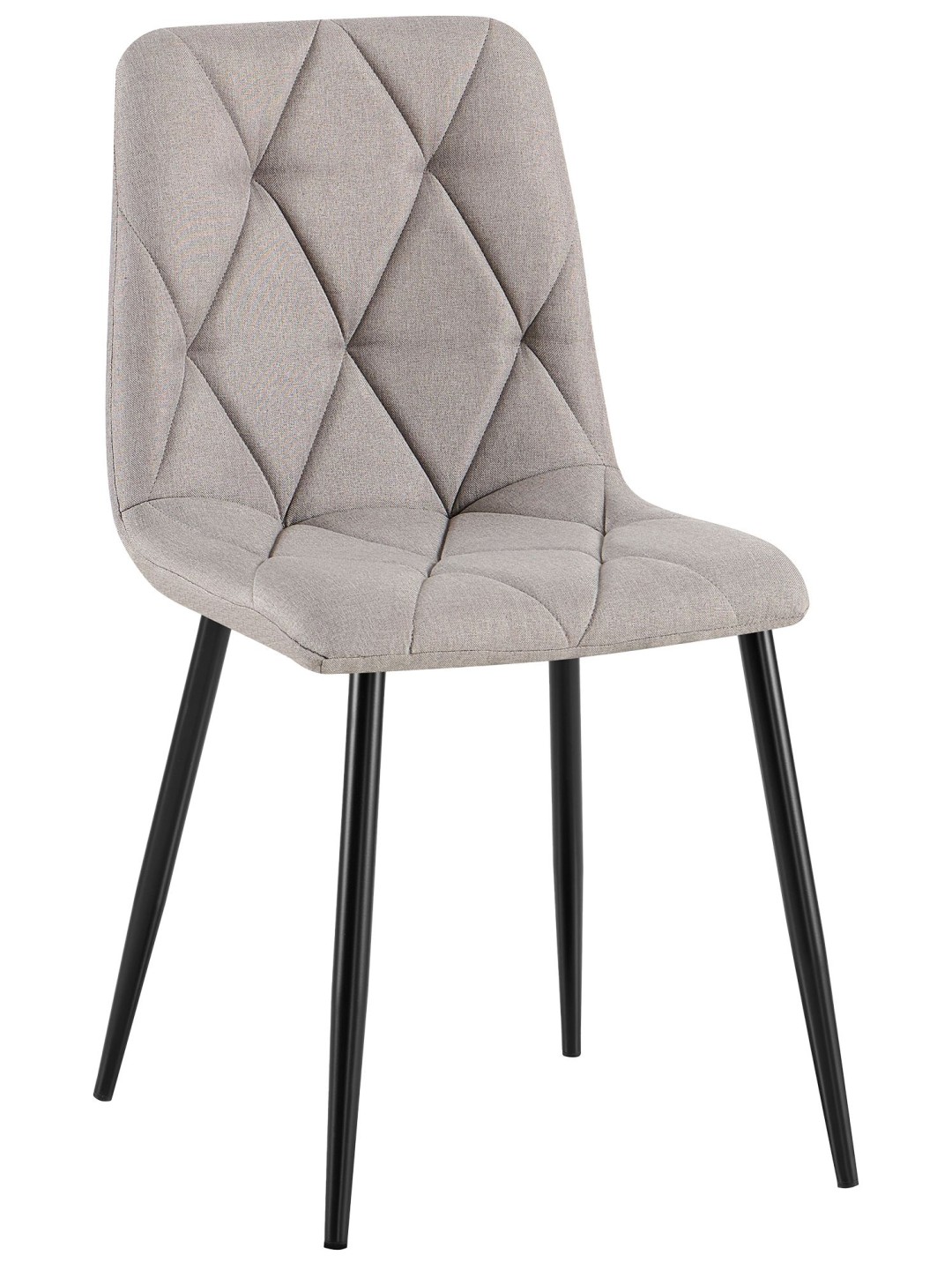 Clairton szövet étkezőszék, világosszürke