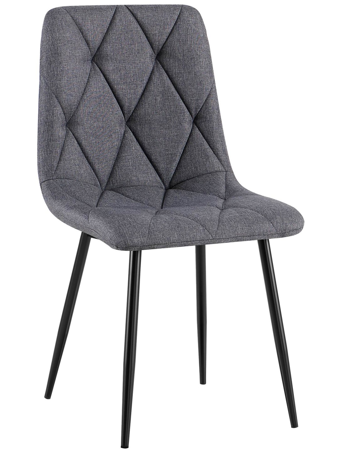 Clairton szövet étkezőszék, sötétszürke