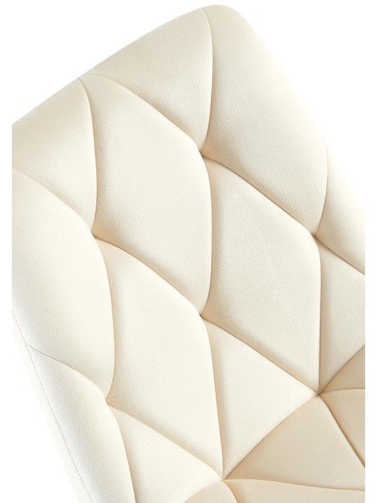 Clairton bársony étkezőszék, krém Clairton bársony étkezőszék, krém