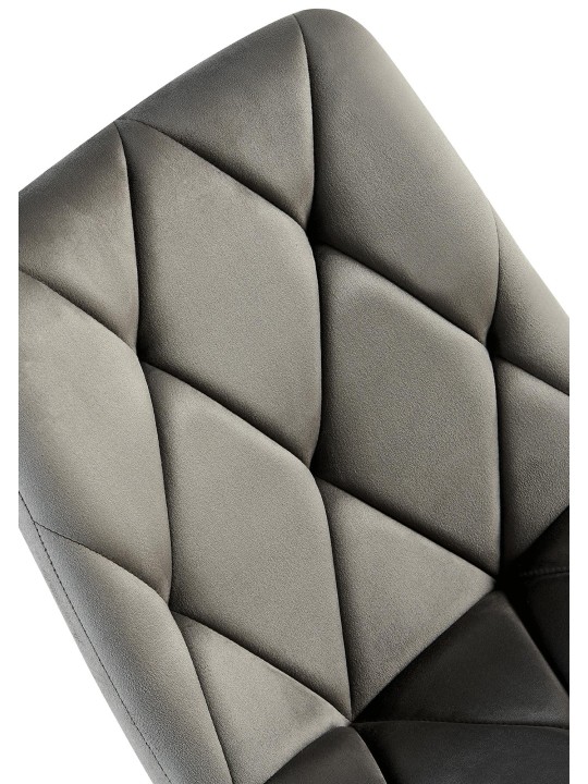 Clairton bársony étkezőszék, antracit