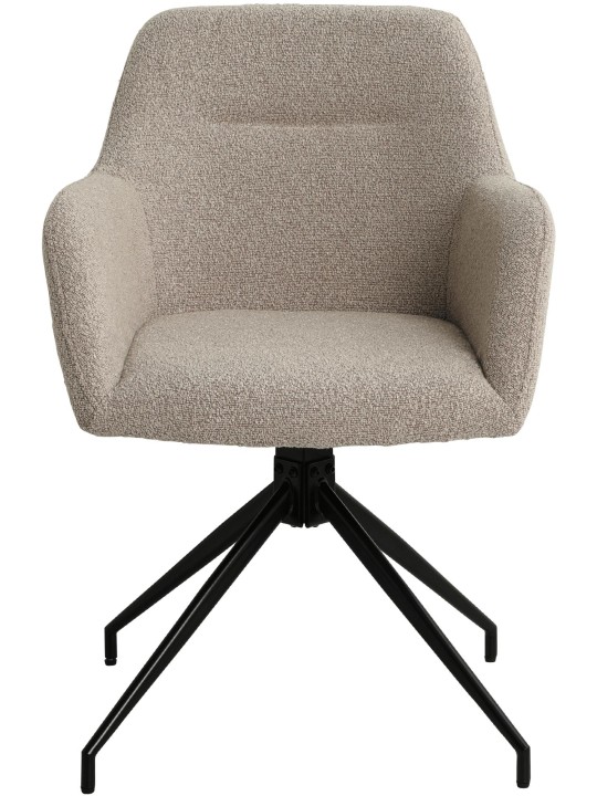 Merlinda szövet Teddy étkezőszék, taupe