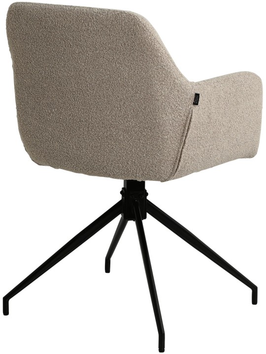 Merlinda szövet Teddy étkezőszék, taupe