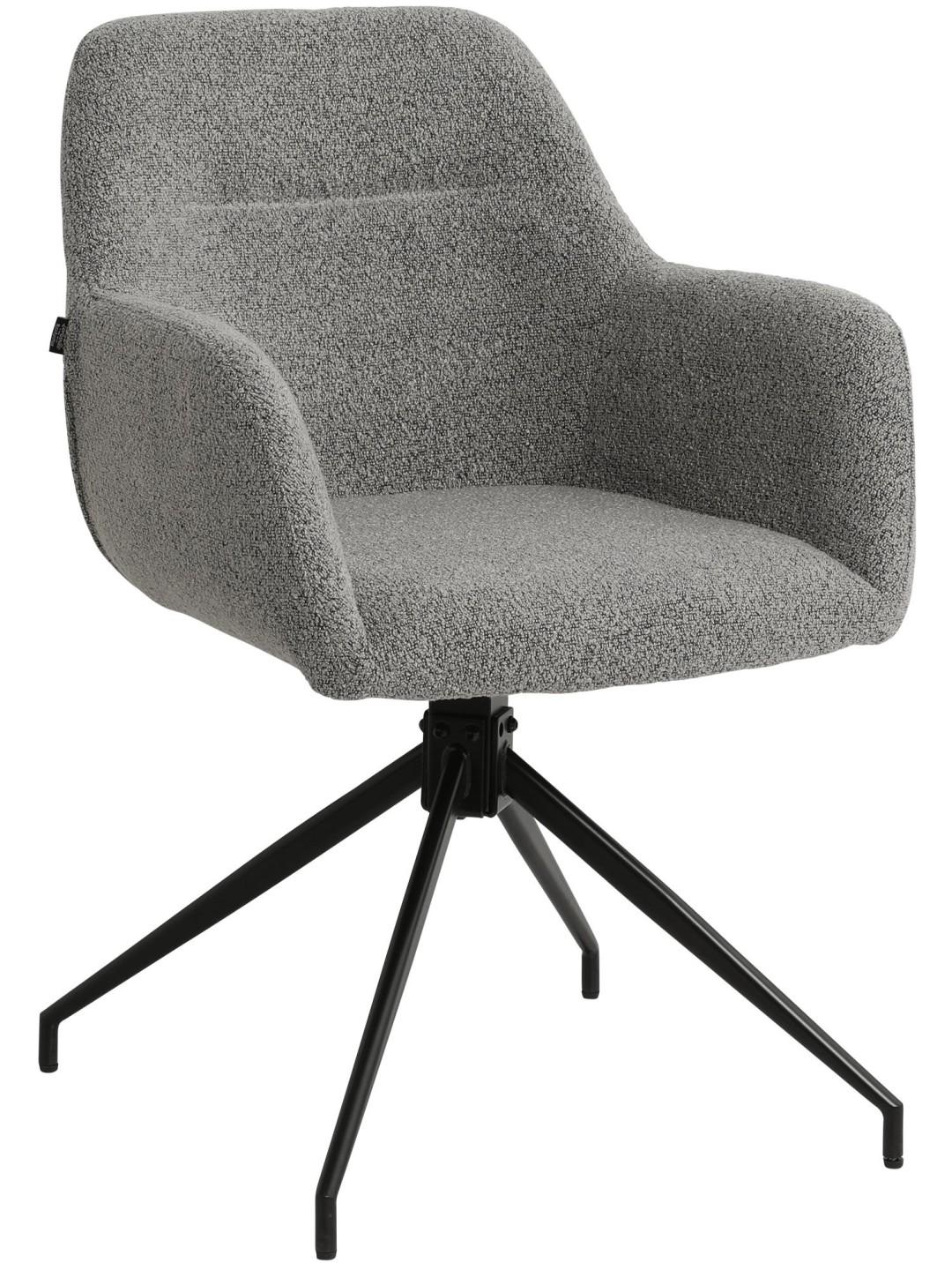 Merlinda szövet Teddy étkezőszék, szürke