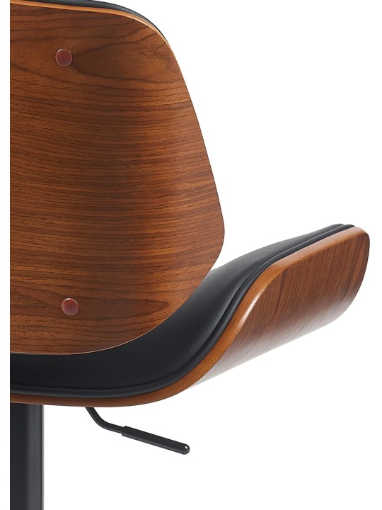 Bárszék Beverley B műbőr, dió/fekete