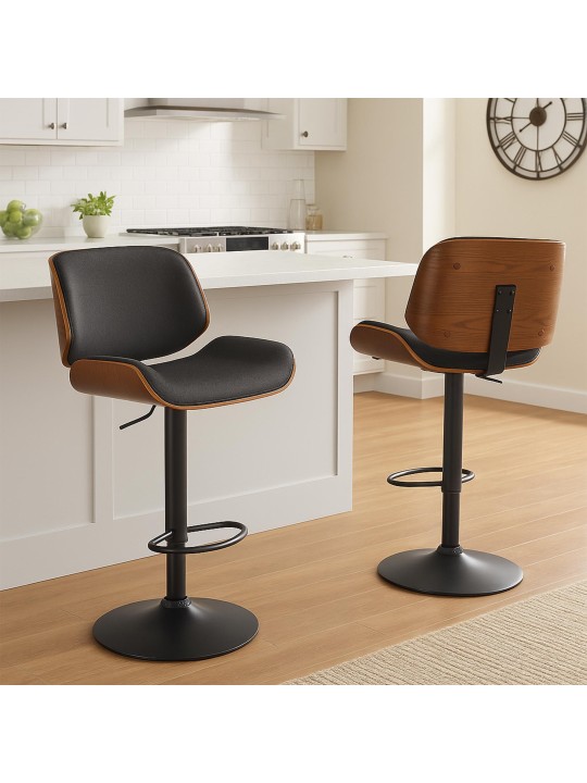 Bárszék Beverley B szövet, dió/fekete Bárszék Beverley B szövet, dió/fekete