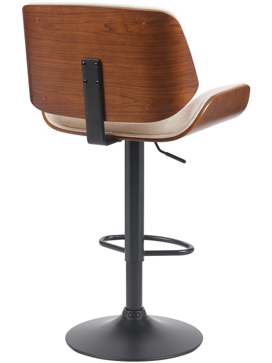 Bárszék Beverley B szövet, dió/krém