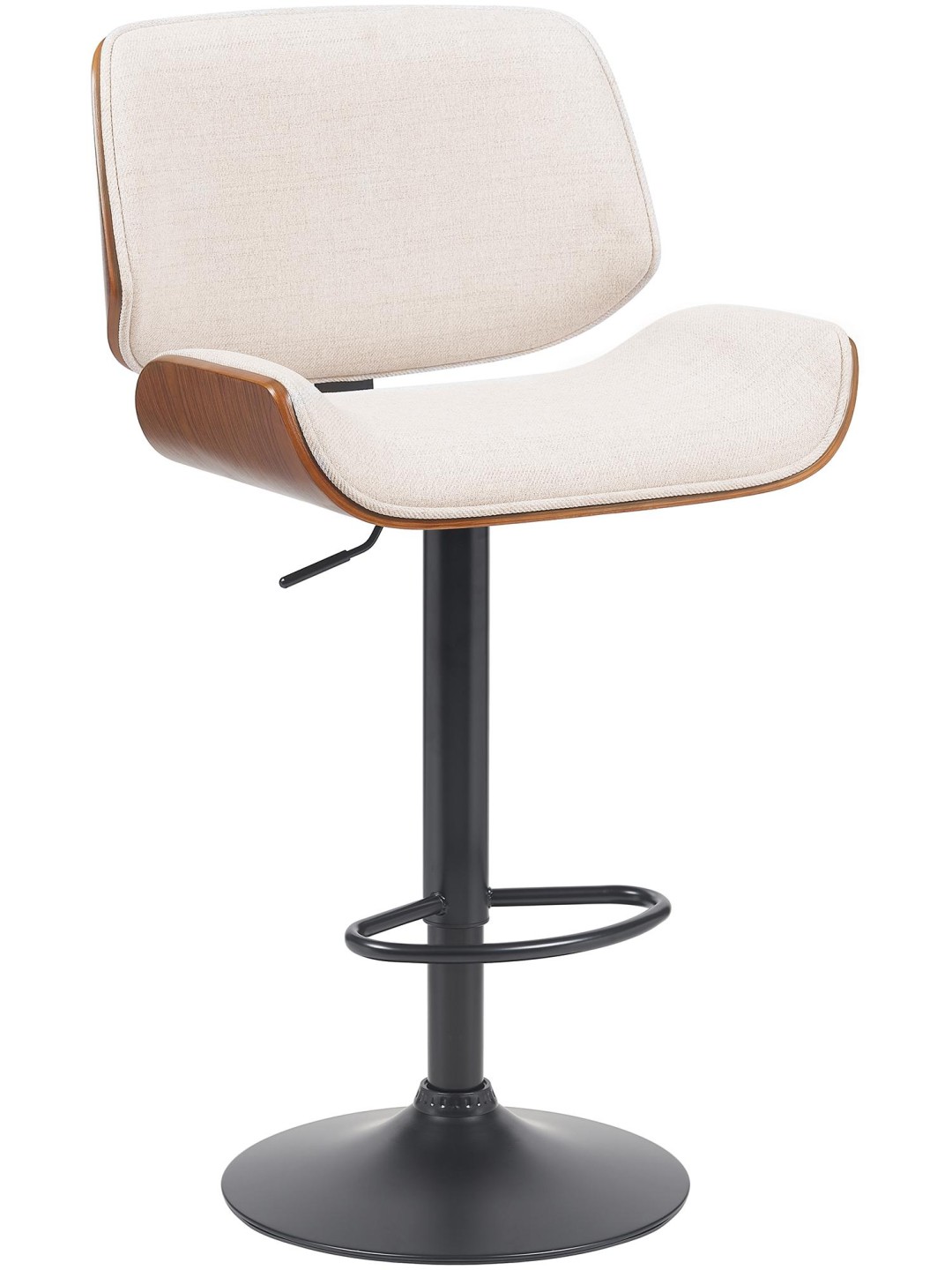 Bárszék Beverley B szövet, dió/krém