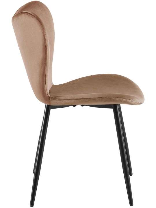 Maika bársony étkezőszék, barna