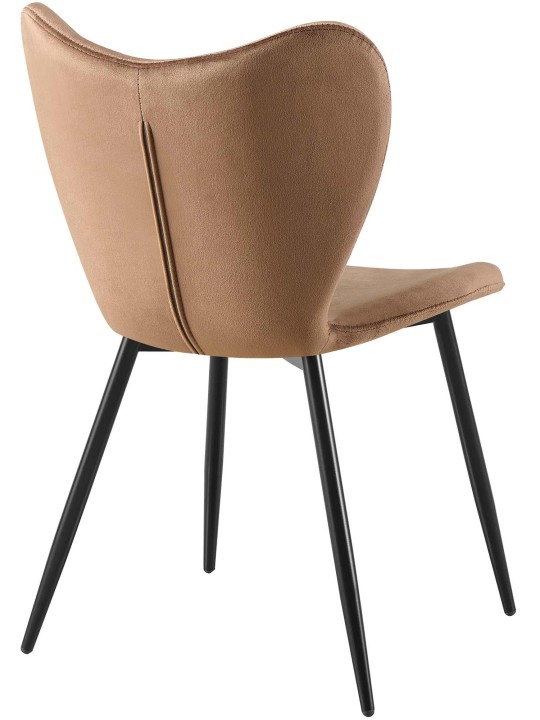 Maika bársony étkezőszék, barna