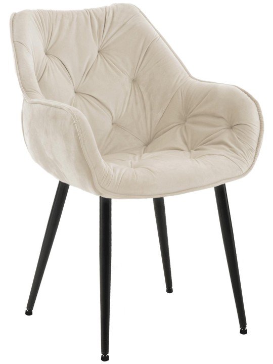 Tanna bársony szék, krém Tanna bársony szék, krém
