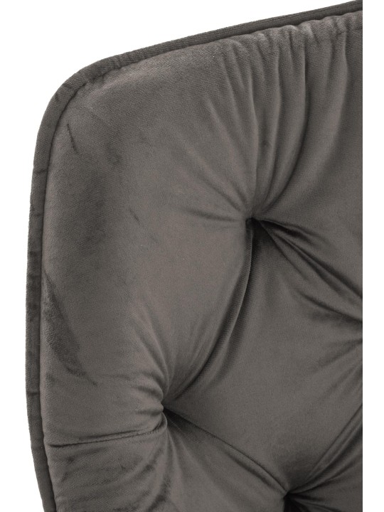 Tanna bársony szék, antracit