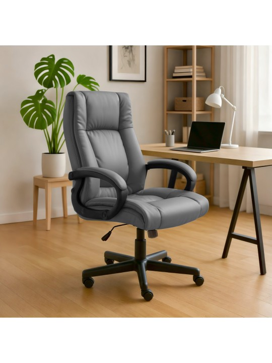 Irodai szék XL Sparta műbőr, szürke