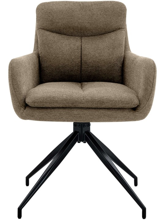 2 db Somers szövetből álló étkezőszék szett, barna