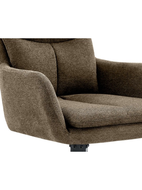 2 db Somers szövetből álló étkezőszék szett, barna