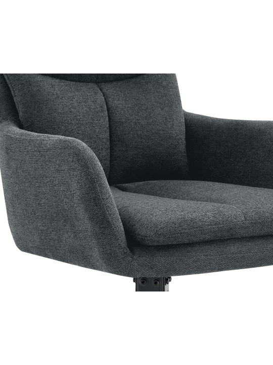 2 db Somers szövetből álló étkezőszék szett, sötétszürke