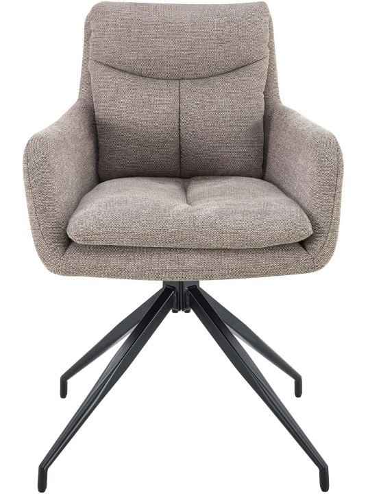 2 db Somers szövetből álló étkezőszék szett, taupe