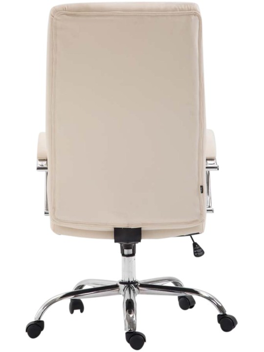 Valais műbőr irodai szék, krém