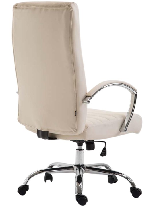 Valais műbőr irodai szék, krém