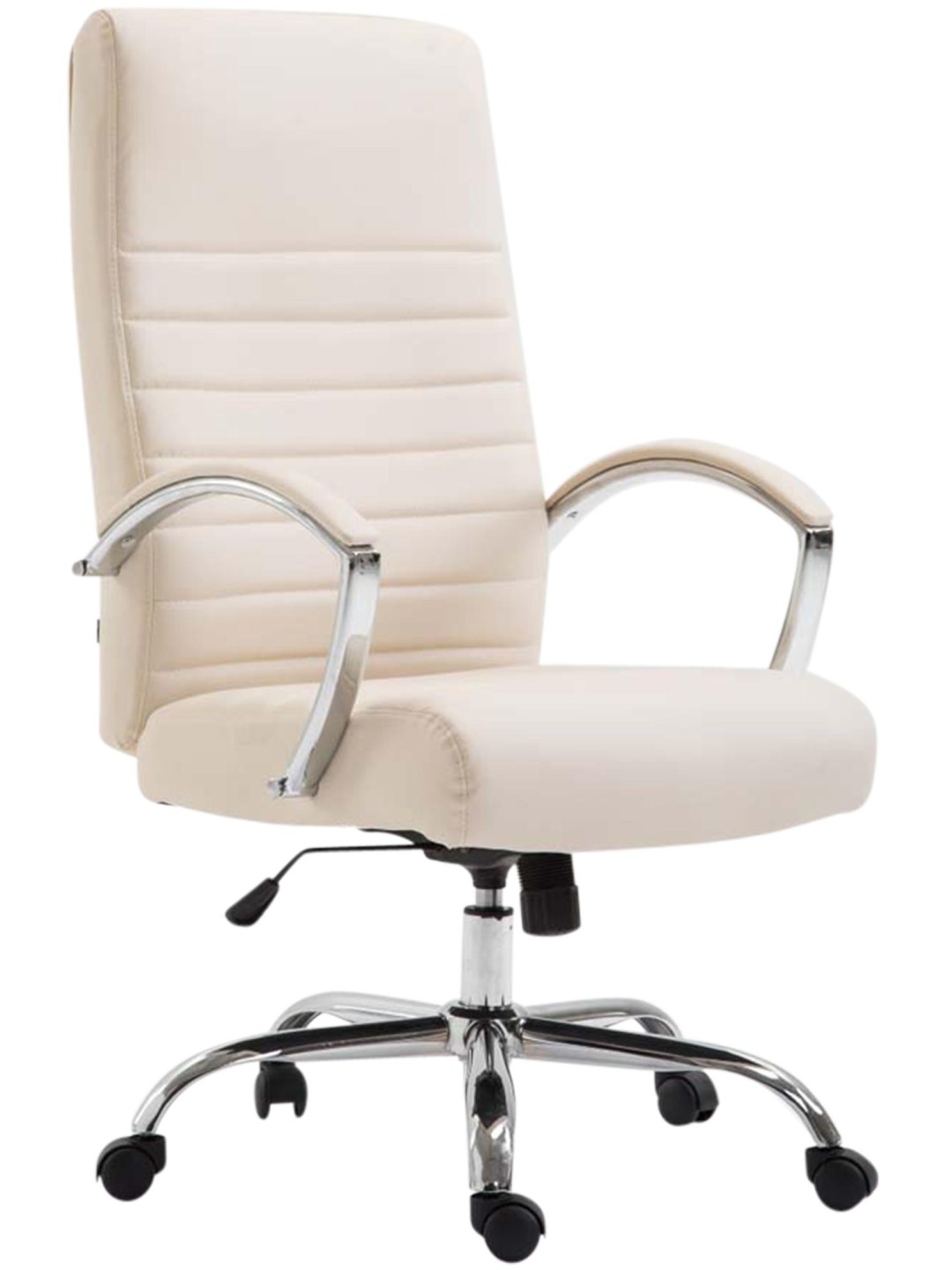 Valais műbőr irodai szék, krém
