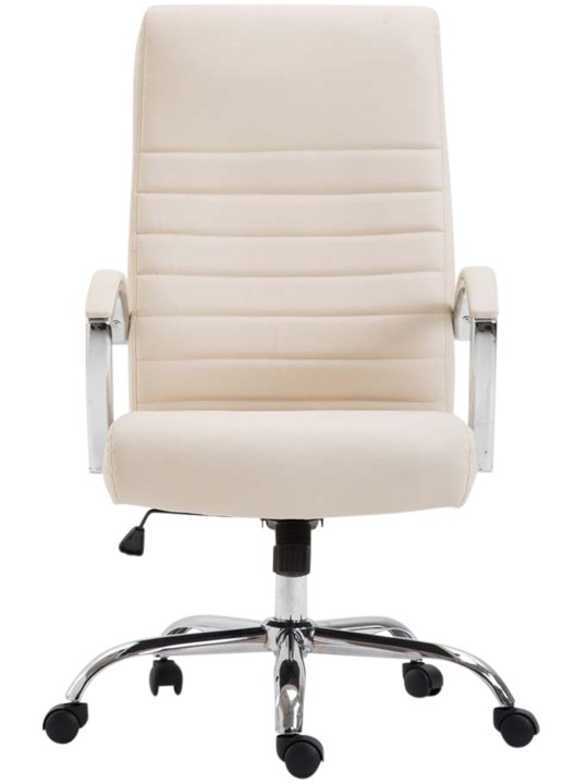 Valais műbőr irodai szék, krém