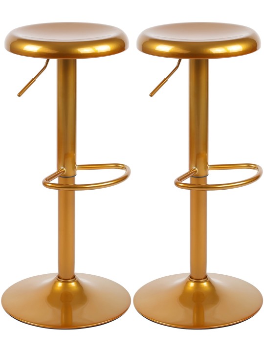 2 darab Williston bárszék készlet, arany