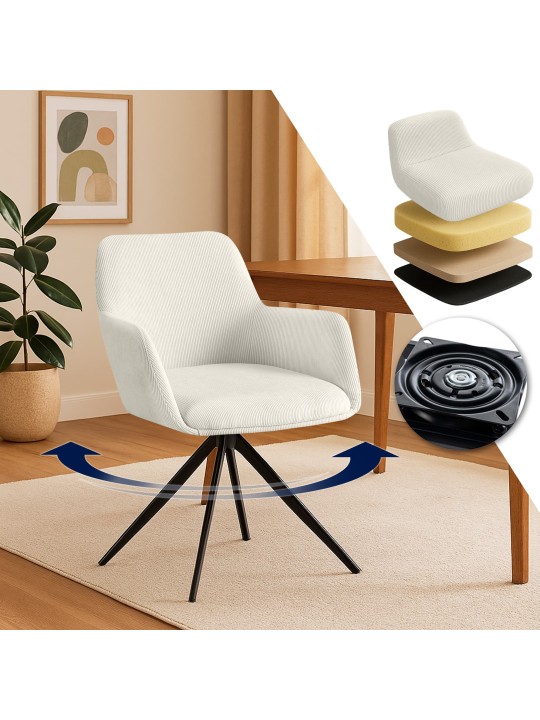 Olema Cord étkezőszék, krém