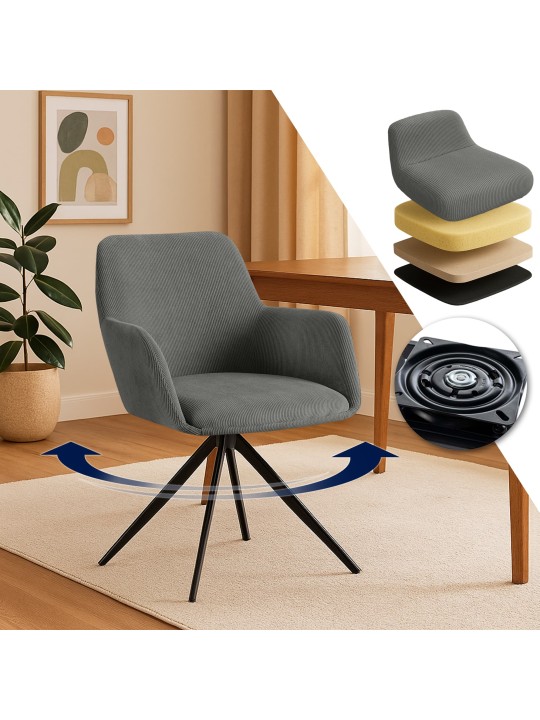 Olema Cord étkezőszék, szürke