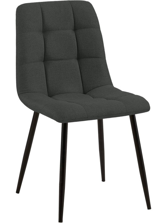 Étkezőszék Tilde szövet, sötétszürke