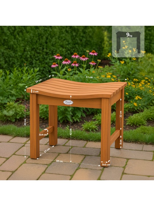 Bibury széklet, teak Bibury széklet, teak