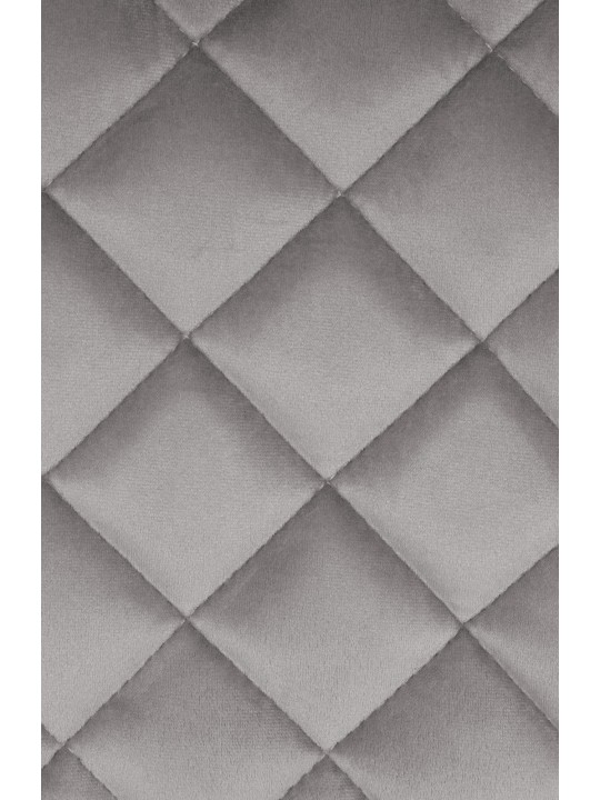 2 db-os bárszék készlet Kasson bársony, szürke