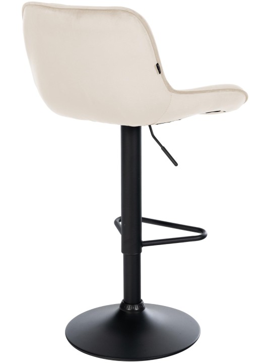 2 db-os bárszék készlet Kasson bársony, krém
