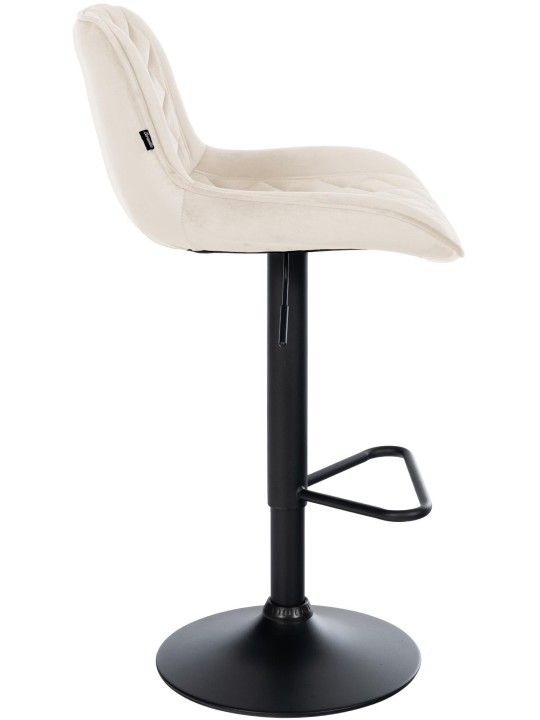 2 db-os bárszék készlet Kasson bársony, krém