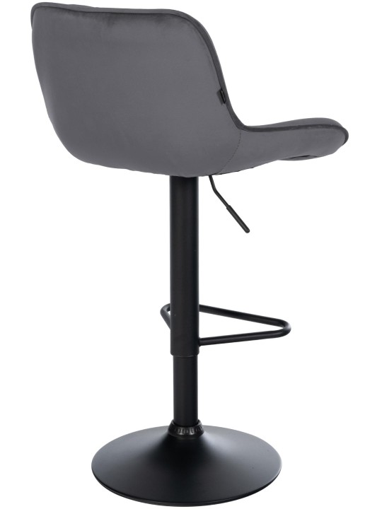 2 db-os bárszék készlet Kasson bársony, sötétszürke 2 db-os bárszék készlet Kasson bársony, sötétszürke