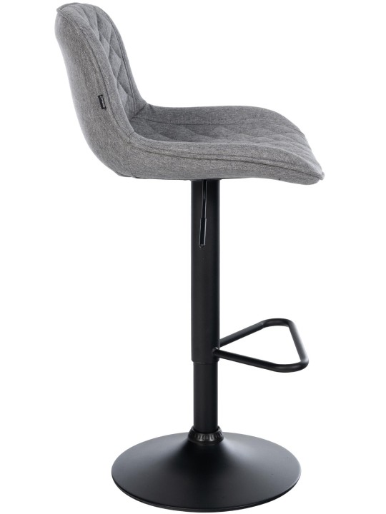 2 db-os bárszék készlet Kasson anyagból, sötétszürke