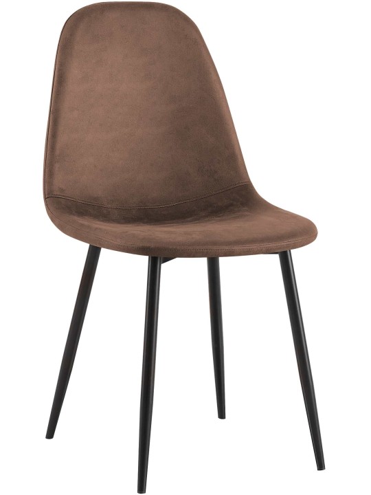 Napier vintage műbőr étkezőszék, barna Napier vintage műbőr étkezőszék, barna