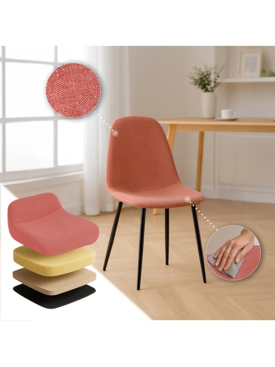 Napier szövet étkezőszék, narancs Napier szövet étkezőszék, narancs