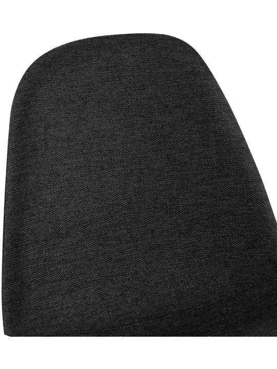 Napier szövet étkezőszék, fekete